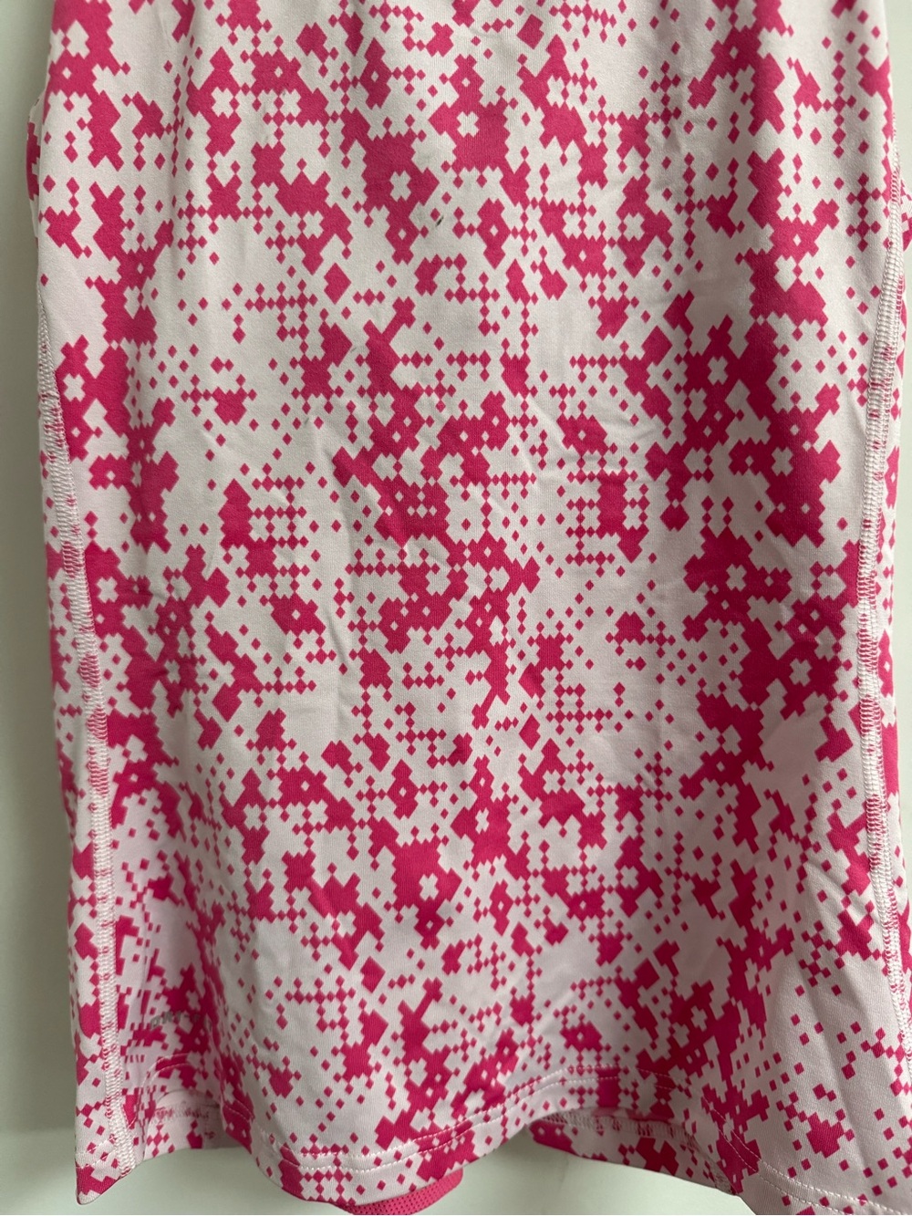 Nike Pink Pixel-Print Racerback Tank - Picture 2 of 6